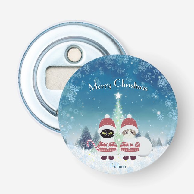 Abrebotellas Los Navidades de Poiluna de [Tu nombre] (Anverso)