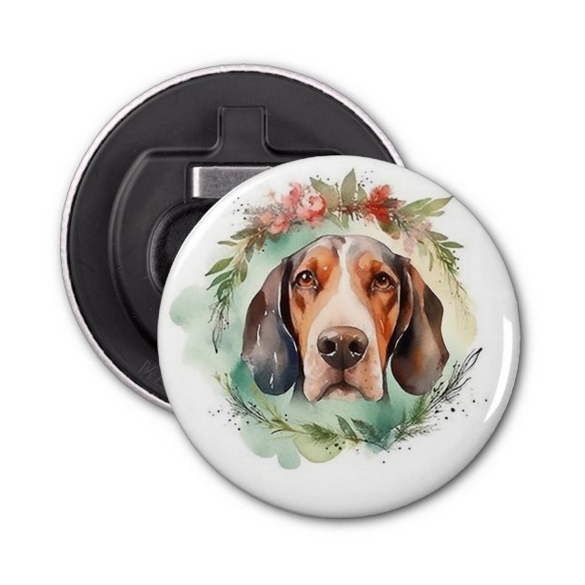 Abrebotellas Los Navidades de Walker Wreath Festive Pup (Anverso)