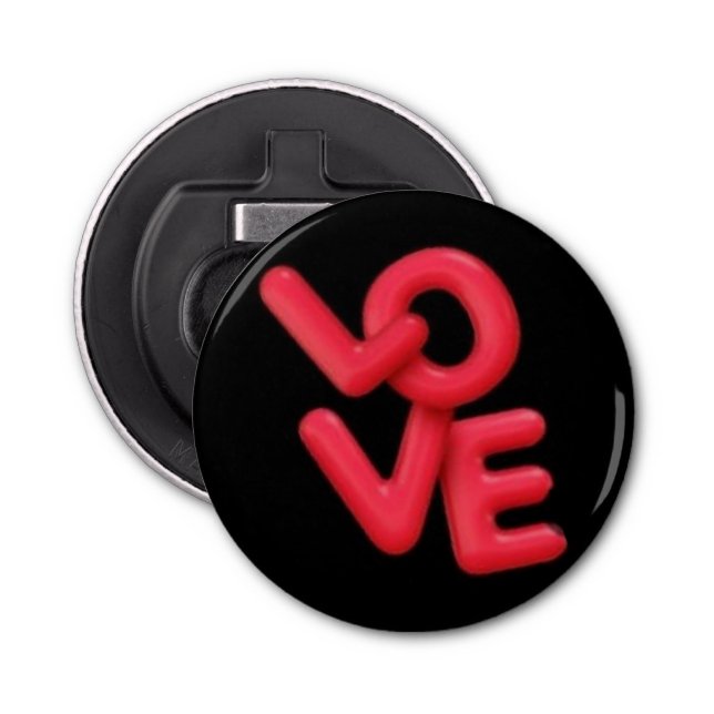 Abrebotellas Love 💕 patch — Valentine Pin Button (Anverso)