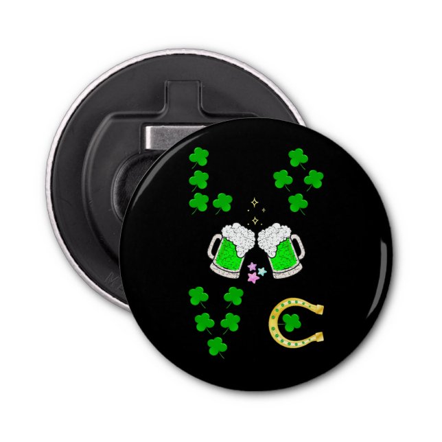 Abrebotellas Luck Shamrock Dublin Day Horseshoe Irish (Anverso)