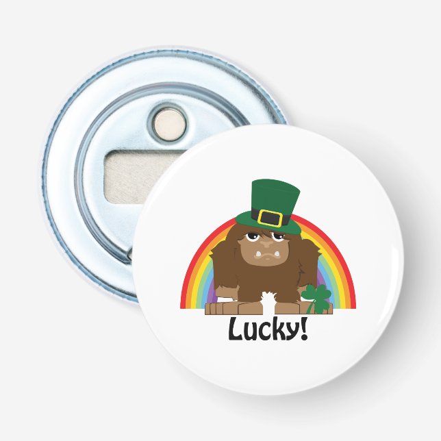 Abrebotellas Lucky Bigfoot Leprechaun (Anverso)