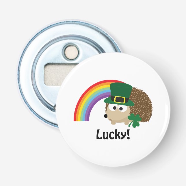 Abrebotellas Lucky Leprechaun Hedgehog (Anverso)