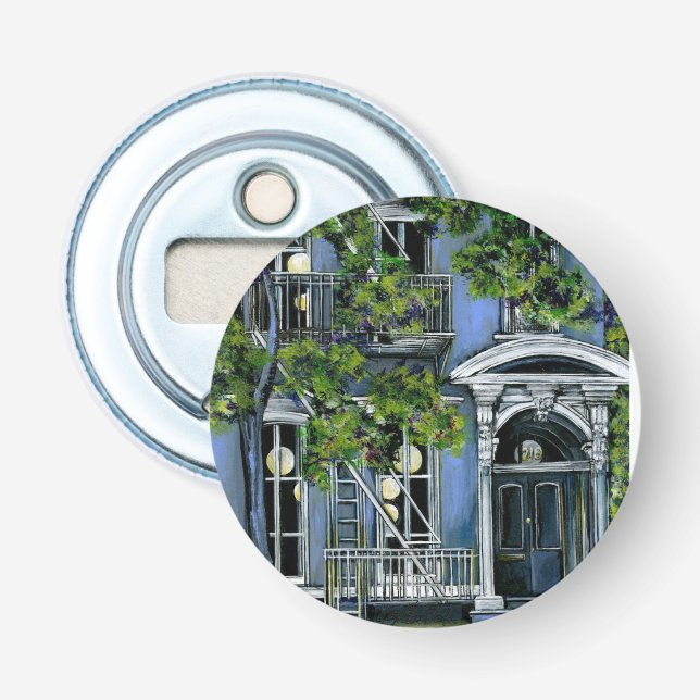 Abrebotellas Luminosa esfera desde adentro, Nueva York (Anverso)