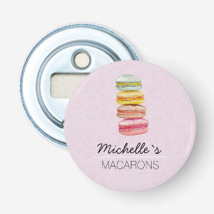 Abrebotellas Macarones franceses de color acuático pintado a ma