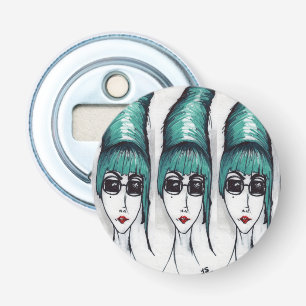 Abrebotellas Madre Monstruo Gafas de sol de Beehive Verde azula