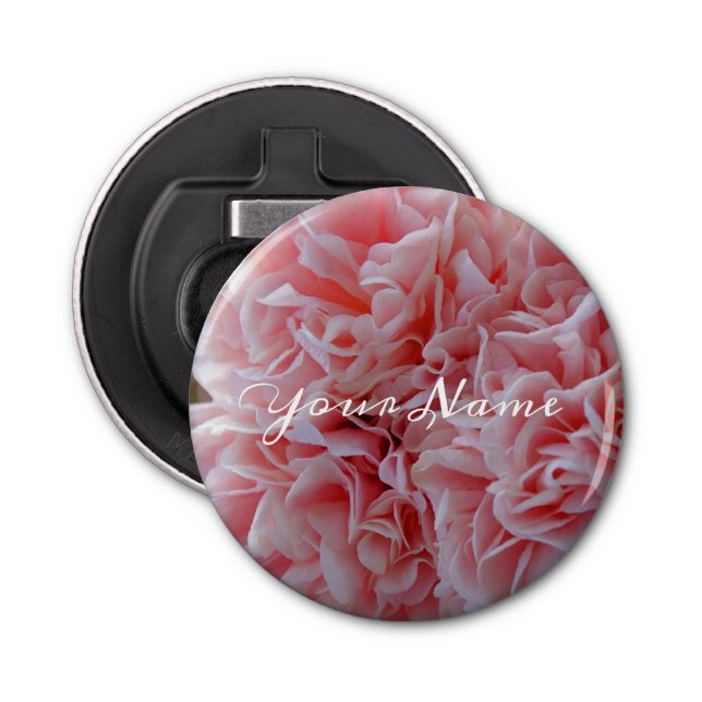 Abrebotellas Mallow rosa (Anverso)