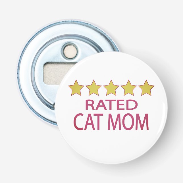 Abrebotellas Mamá Gata de Cinco Estrellas (Anverso)