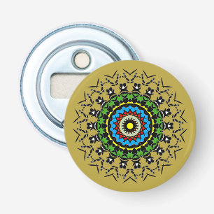 Abrebotellas Mandalá Floral Sin Costuras