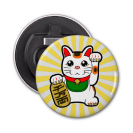 Abrebotellas Maneki Neko: Gato afortunado japonés