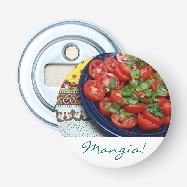 Abrebotellas ¡Mangia! (Anverso)