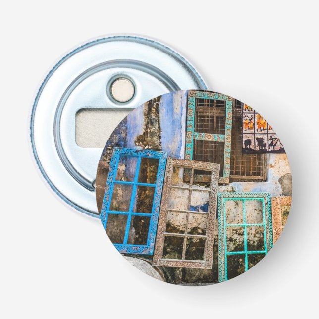 Abrebotellas Marcos de ventana coloridos (Anverso)