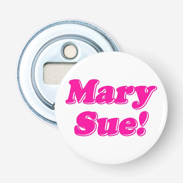 Abrebotellas ¡Mary Sue! (Anverso)