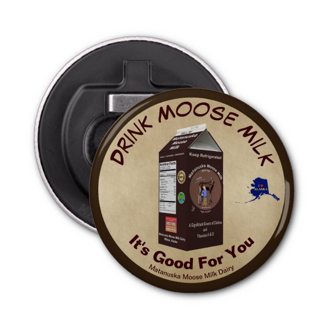 Abrebotellas Matanuska Moose Milk (Anverso)
