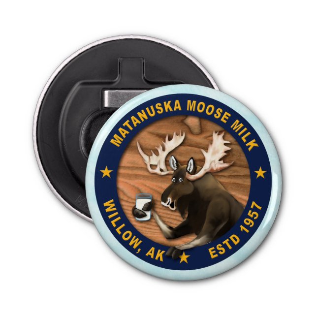 Abrebotellas Matanuska Moose Milk (Anverso)