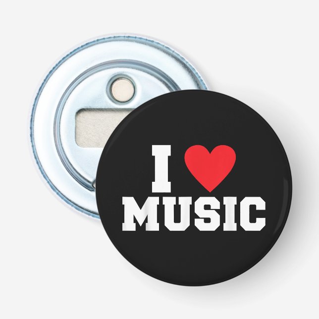 Abrebotellas Me encanta Music Lover (Anverso)