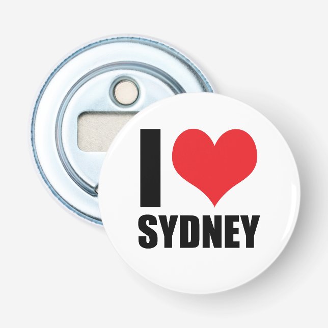 Abrebotellas Me encanta Sydney (Anverso)