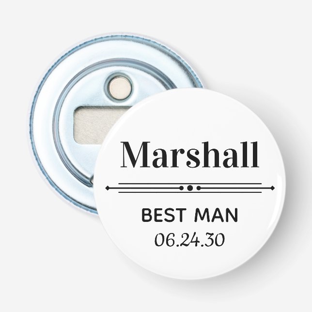 Abrebotellas Mejor Amigo Personalizado (Anverso)