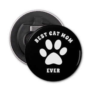 Abrebotellas Mejor Gato Mamá Personalizado Texto Personalizado