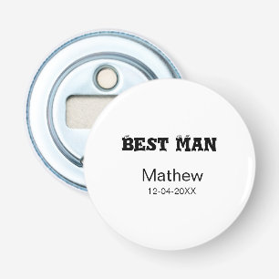 Abrebotellas Mejor hombre despedida de soltero añadir nombre fe