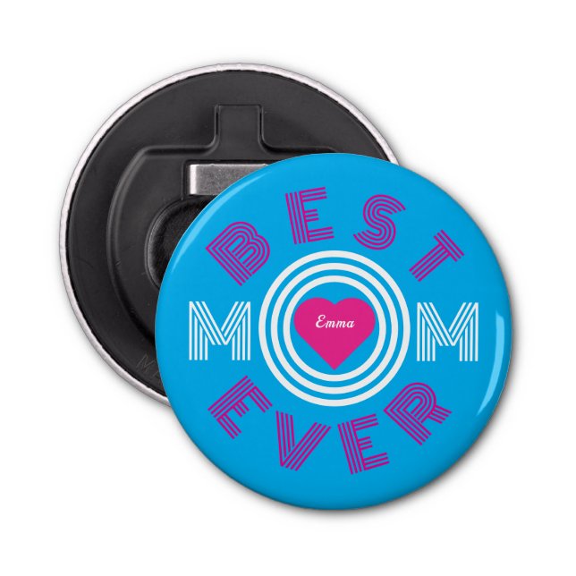 Abrebotellas Mejor Mamá Personalizada (Anverso)