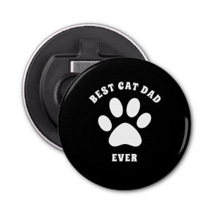 Abrebotellas Mejor papa de gato jamás Personalizado texto perso