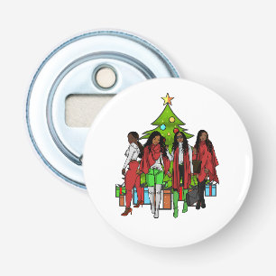 Abrebotellas Melanin Sistas Navidad Árbol Amistad Sista
