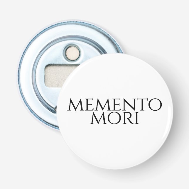 Abrebotellas Memento Mori (Anverso)
