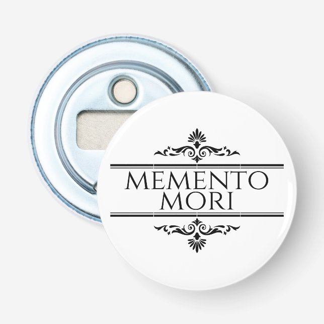 Abrebotellas Memento Mori (Anverso)
