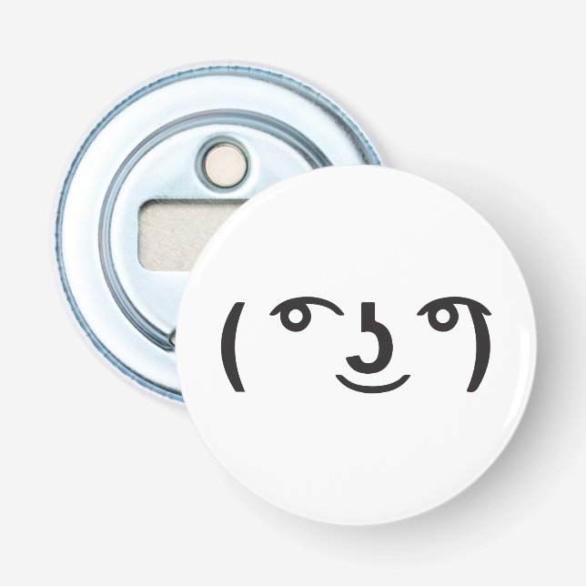 Abrebotellas Memes de Lenny face ( ͡° ͜ʖ ͡°)  Emoji de texto (Anverso)