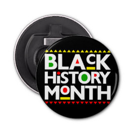 Abrebotellas Mes de la historia negra Melanin Hombres Mujeres F