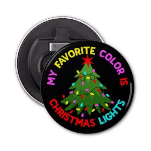 Abrebotellas Mi color favorito son las luces Navidades-78678