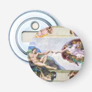 Abrebotellas Miguel Ángel - Creación de Adán, Capilla Sixtina