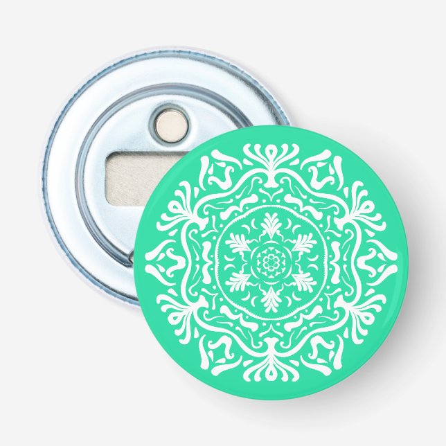 Abrebotellas Minty Mandala (Anverso)