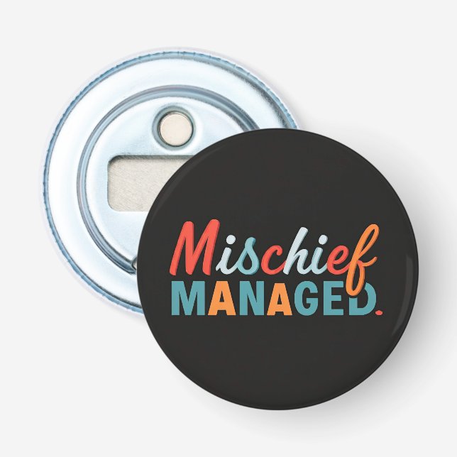 Abrebotellas Mischief Managed (Anverso)