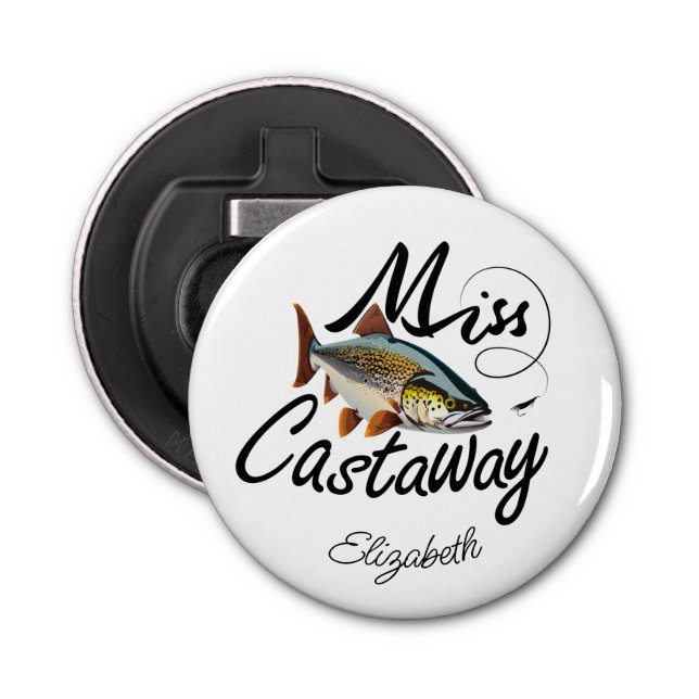 Abrebotellas Miss Castaway Rainbow Trout (Anverso)