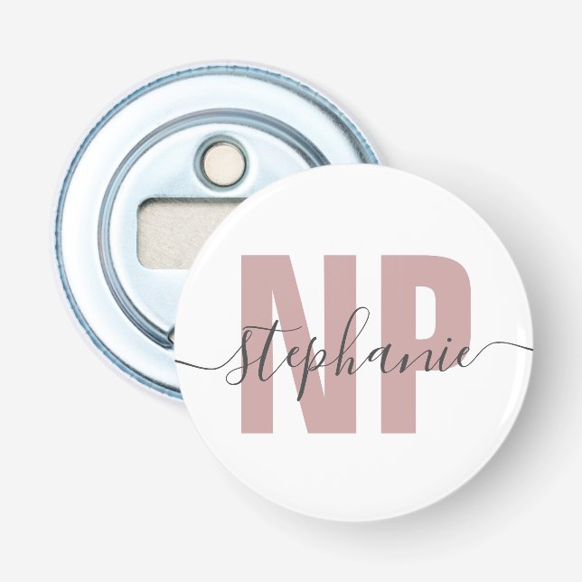 Abrebotellas Moda de Graduación de Enfermero Profesional Person (Anverso)