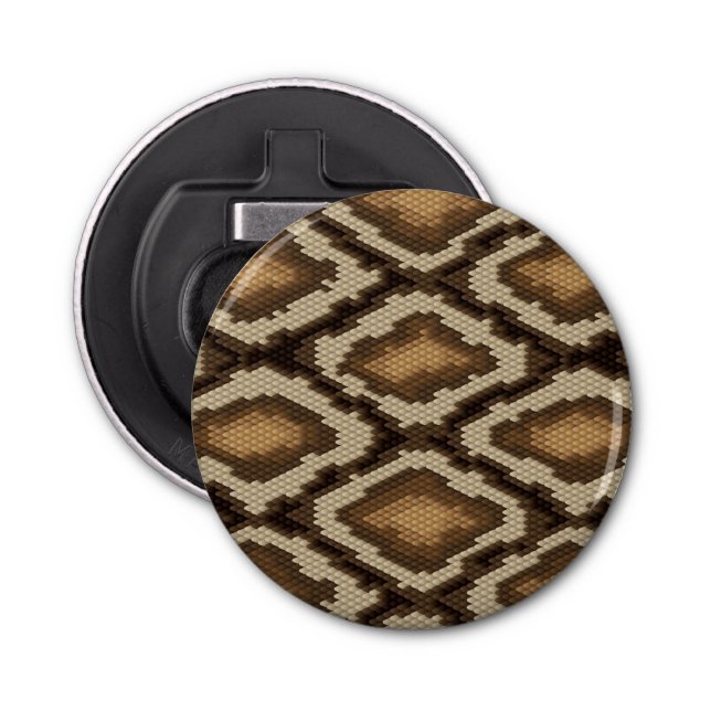 Abrebotellas Modelo 2 de la piel de serpiente del pitón (Anverso)