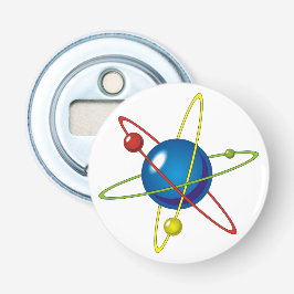 Abrebotellas Modelo colorido del Átomo