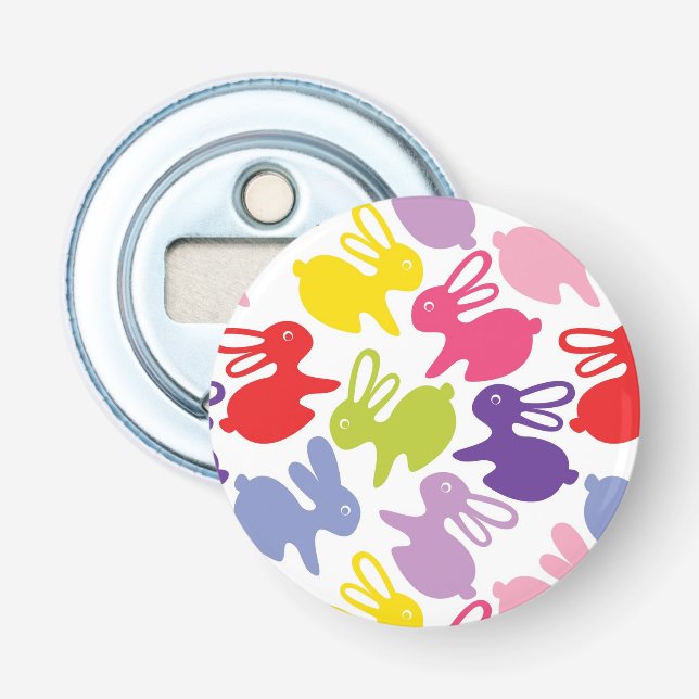 Abrebotellas modelo con los conejos de Pascua (Anverso)