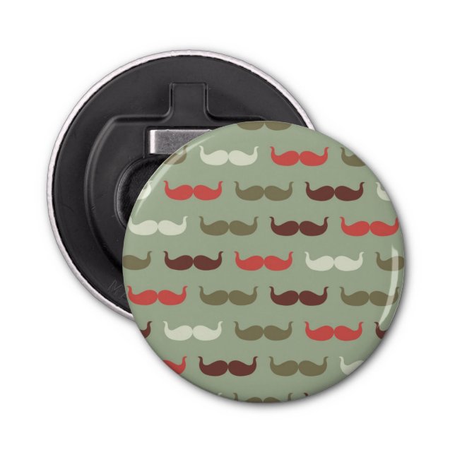 Abrebotellas Modelo del vintage con el bigote (Anverso)