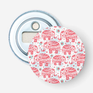 Abrebotellas Modelo étnico rojo del elefante