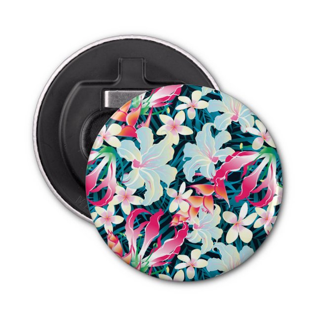 Abrebotellas Modelo tropical colorido (Anverso)