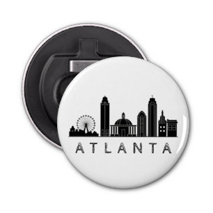 Abrebotellas Moderno Atlanta Georgia Estilizado Skyline