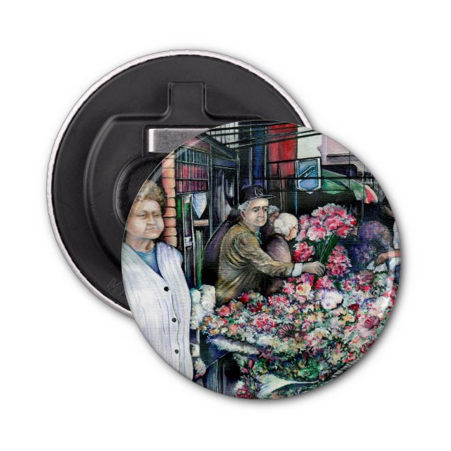 Abrebotellas Momento mágico en el mercado de Misloc (Anverso)