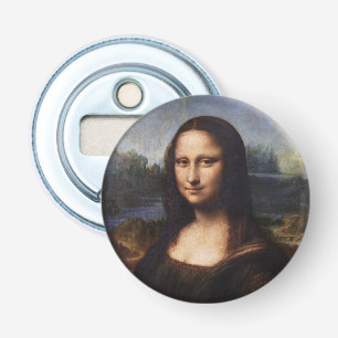 Abrebotellas Mona Lisa y Leonardo da Vinci /vintage Italia