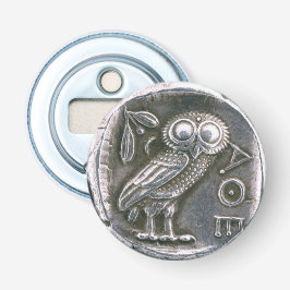ABREBOTELLAS MONEDA ANTIQUE OWL SILVER