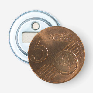 Abrebotellas Moneda Moneda Euro 5 Céntimos