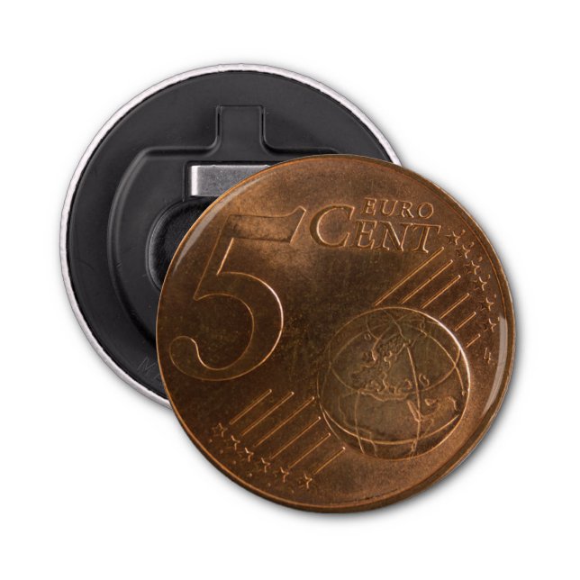 Abrebotellas Moneda Moneda Euro 5 Céntimos (Anverso)