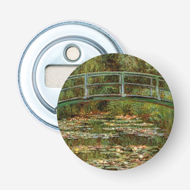 Abrebotellas Monet Puente Japonés Giverney (Anverso)