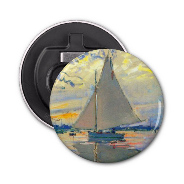 Abrebotellas Monet Sailboat en Le Petit-Gennevilliers (Anverso)